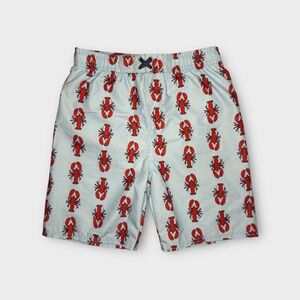 Ruggedbutts Lobster Pattern Blue Swim Trunks